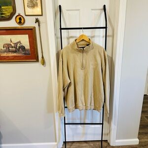 Aureus Tan/Cream Quarter Zip Sweatshirt
